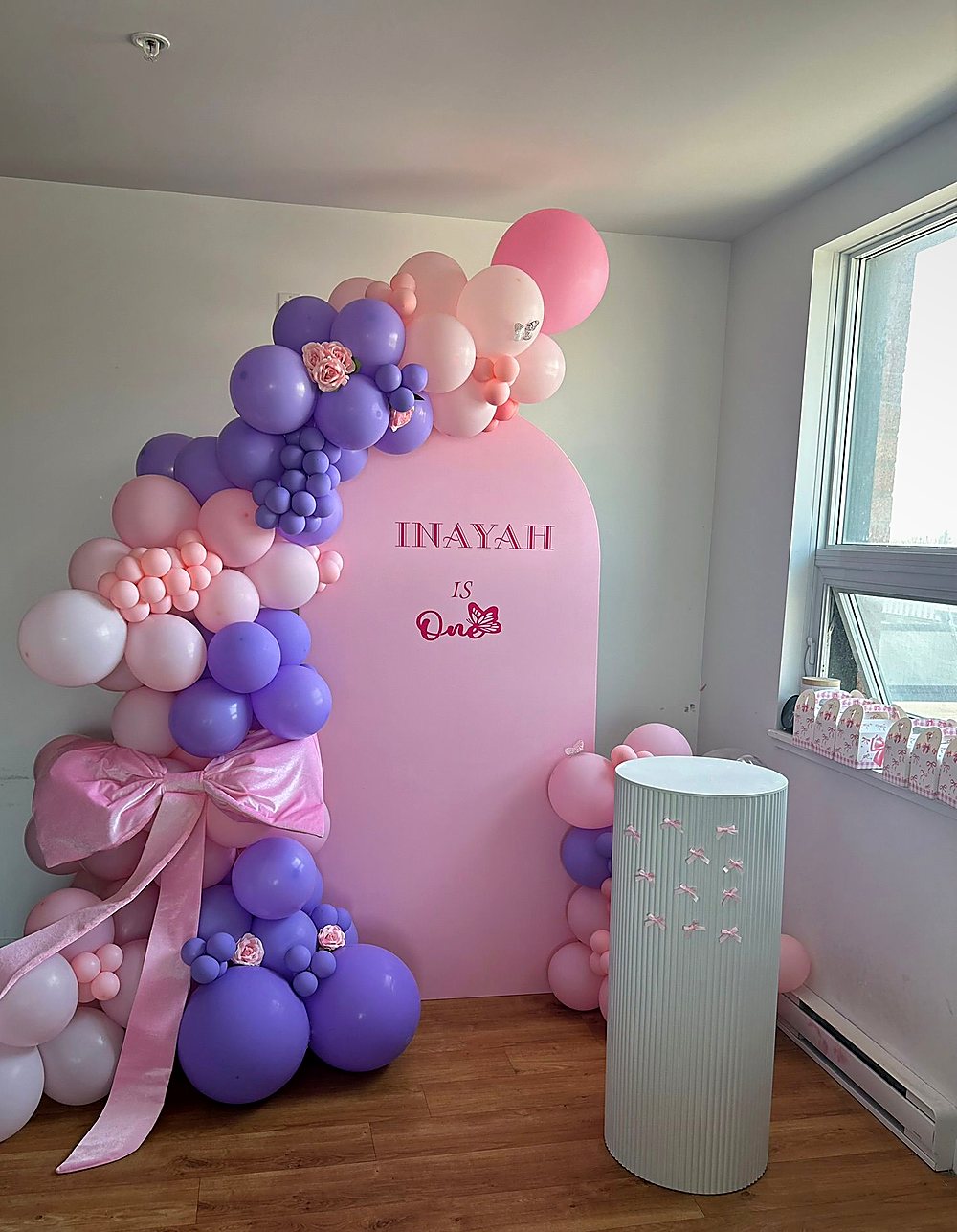 Décor pastel de baby shower